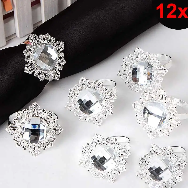12pcs Bling Acrylic Napkin Rings Napkins Holder Wedding Party Banquet Dinner Christmas Decor Favor HUG-Deals
12pcs Bling Acrylic Napkin Rings Napkins Holder Wedding Party Banquet Dinner Christmas Decor Favor HUG-Deals