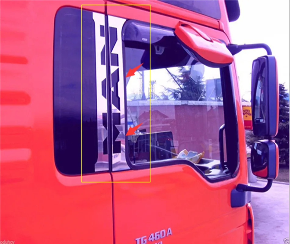 Пара actros декоративные наклейки на заднее окно грузовика для Тамия 1/14 шкала