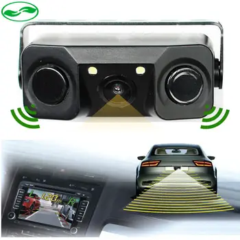New 2 in 1 Sound Alarm HD Car Reverse Backup LED Rear View Camera Parking Radar System, Rearview Camera + 2 Parking Sensors
New 2 in 1 Sound Alarm HD Car Reverse Backup LED Rear View Camera Parking Radar System, Rearview Camera + 2 Parking Sensors