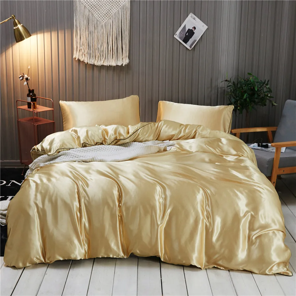 Gold Luxury Premium Bedding - Hotel quality 100% duvet cover set of 3 (1 duvet cover, 2 pillowcases) silky soft and durable rope
Gold Luxury Premium Bedding - Hotel quality 100% duvet cover set of 3 (1 duvet cover, 2 pillowcases) silky soft and durable rope