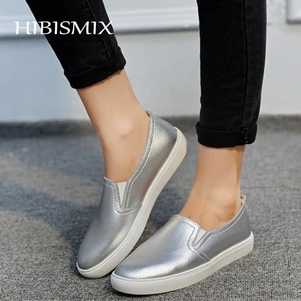 HIBISMIX 2019 Women Split Leather Loafers Spring Women Slip On Flats Ladies Round Toe Casual Sneakers Shoes Moccasins 1025
HIBISMIX 2019 Women Split Leather Loafers Spring Women Slip On Flats Ladies Round Toe Casual Sneakers Shoes Moccasins 1025