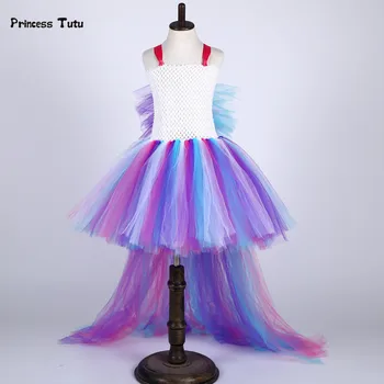Train Tail Girl Tutu Dress Princess Kids Pony Unicorn Cosplay Dress Children Girls Party Birthday Dance Performance Tulle Dress 
Train Tail Girl Tutu Dress Princess Kids Pony Unicorn Cosplay Dress Children Girls Party Birthday Dance Performance Tulle Dress