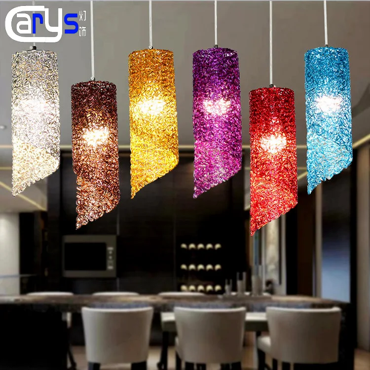 Colored aluminum restaurant bar bar modern minimalist new staircase bedroom instant noodles aluminum chandelier LED
Colored aluminum restaurant bar bar modern minimalist new staircase bedroom instant noodles aluminum chandelier LED