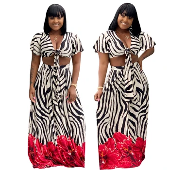 Women Two Piece Sets Short Sleeve Blouse Cape Shirt And Print Long Skirt Women Summer Stretchy Fashion Print Skirt Outfits
Women Two Piece Sets Short Sleeve Blouse Cape Shirt And Print Long Skirt Women Summer Stretchy Fashion Print Skirt Outfits