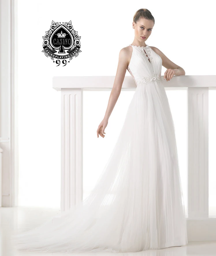 Hot sale summer dress tulle a-line Wedding Dress 2015 new sexy beading flowers simplicity vestidos Brides long bridal gown
Hot sale summer dress tulle a-line Wedding Dress 2015 new sexy beading flowers simplicity vestidos Brides long bridal gown
