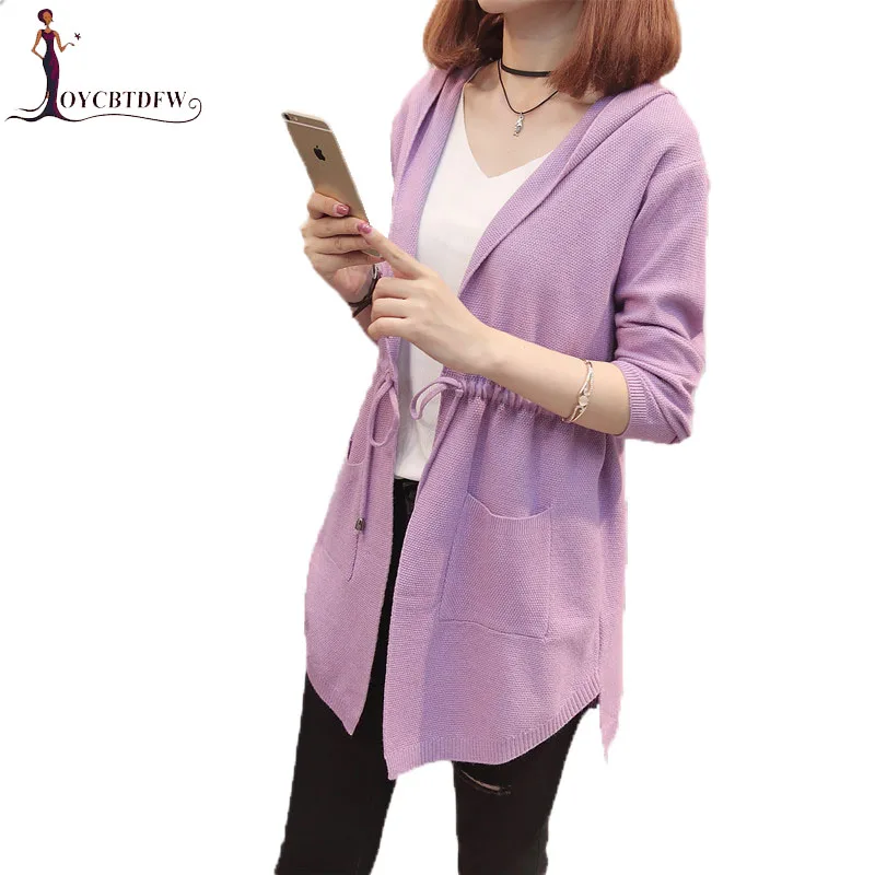 Spring Autumn New Cardigan Jackets Sweater Women Korean Loose Hooded Knit Sweater Jacket Slim Long Female Cardigan Coats XY827
Spring Autumn New Cardigan Jackets Sweater Women Korean Loose Hooded Knit Sweater Jacket Slim Long Female Cardigan Coats XY827