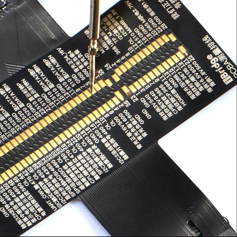 QianLi TOOLPLUS iBridge PCB Testing Cable for Front Camera/Rear Camera/Dock Connector/Touch /test voltage and resistance flex
QianLi TOOLPLUS iBridge PCB Testing Cable for Front Camera/Rear Camera/Dock Connector/Touch /test voltage and resistance flex