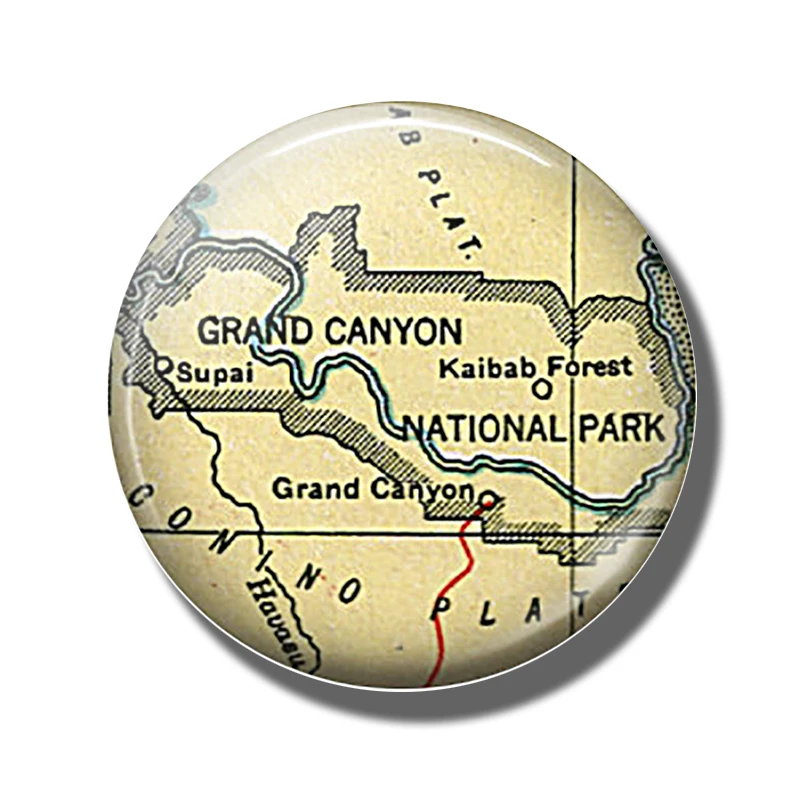 Grand Canyon Map 30 MM Fridge Magnet National Park Map Glass Cabochon Magnetic Refrigerator Stickers Note Holder Home Decoration
Grand Canyon Map 30 MM Fridge Magnet National Park Map Glass Cabochon Magnetic Refrigerator Stickers Note Holder Home Decoration