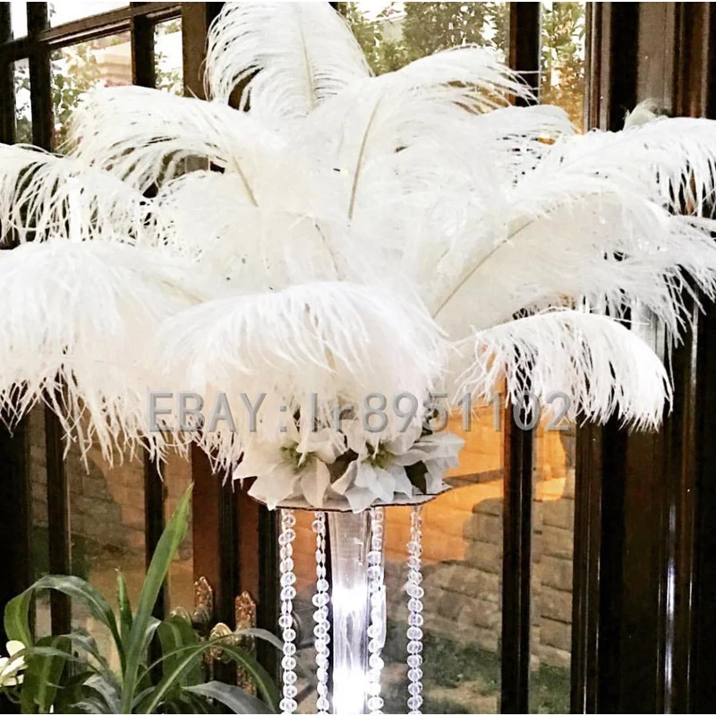 100pcs big pole 100% natural Ostrich Feather 20-80CM/8-32Inch dyed white for party mask headdress clothing accessories 
100pcs big pole 100% natural Ostrich Feather 20-80CM/8-32Inch dyed white for party mask headdress clothing accessories