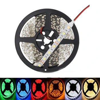 12 V Led Strip Light PC 5050 RGB 5M Not Waterproof 60Led/m DC 12V Led Strip Lights Tape Lamp Diode Ribbon Flexible TV Backlight
12 V Led Strip Light PC 5050 RGB 5M Not Waterproof 60Led/m DC 12V Led Strip Lights Tape Lamp Diode Ribbon Flexible TV Backlight