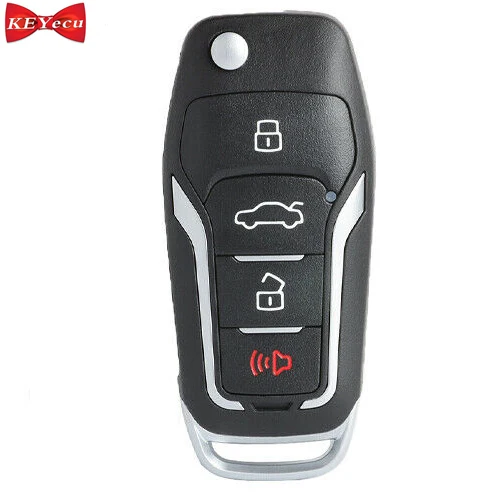 Keyecu Universal Remote Control Key B-Series for KD900 KD900+KEYDIY Remote Key for B-Series B12-4