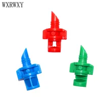 80 יחידות שבירה זרבובית תרסיס קלטת טפטוף השקיה זרבובית תרסיס ערפל תרסיס מים מרסס צמח כדי 90 180 360 תואר גן(China)