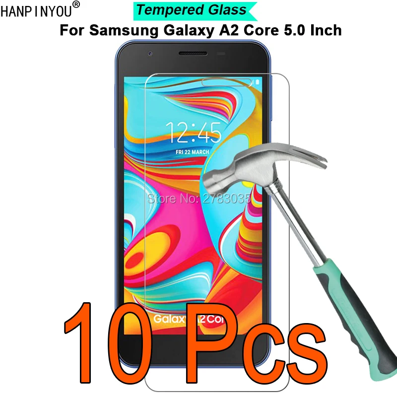 10 Pcs/Lot For Samsung Galaxy A2 Core 5.0" 9H Hardness 2.5D Ultra-thin Toughened Tempered Glass Film Screen Protector Guard
10 Pcs/Lot For Samsung Galaxy A2 Core 5.0" 9H Hardness 2.5D Ultra-thin Toughened Tempered Glass Film Screen Protector Guard