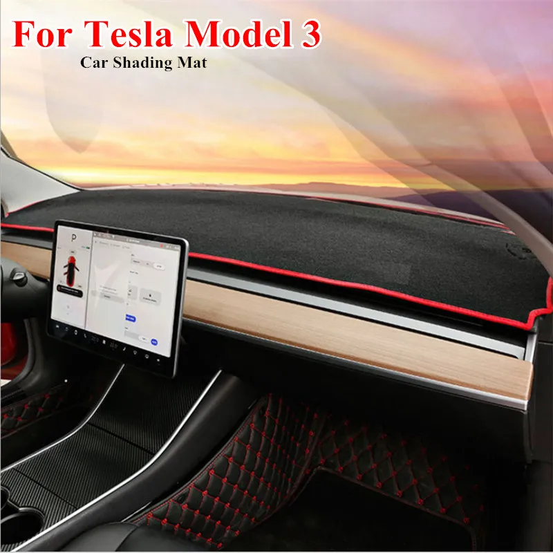 For Tesla Model 3 dashboard cover Mats Avoid light pad Instrument platform desk Carpets For Tesla Model3 2018 2019 2020
For Tesla Model 3 dashboard cover Mats Avoid light pad Instrument platform desk Carpets For Tesla Model3 2018 2019 2020