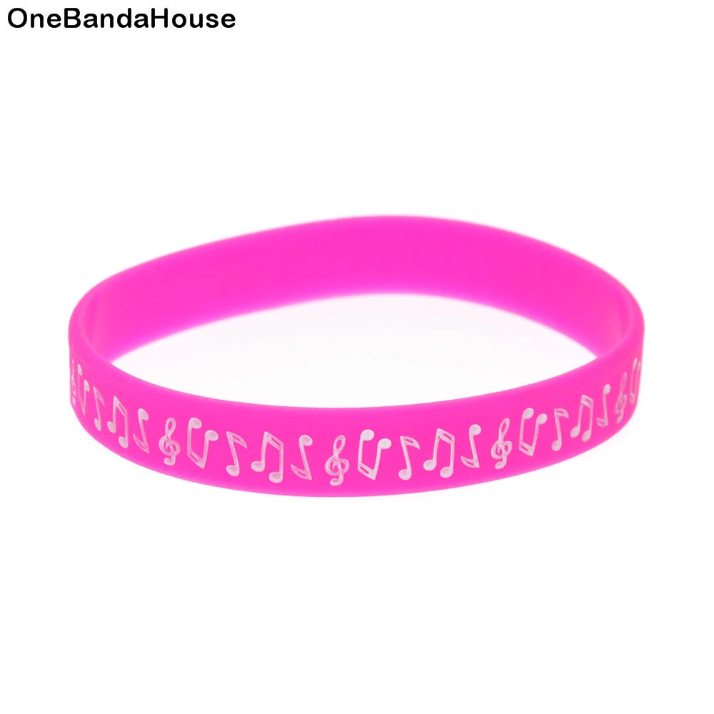 OneBandaHouse 50PCS/Lot Fashion Decoration Bracelet Music Note Silicone Wristband Adult Size
OneBandaHouse 50PCS/Lot Fashion Decoration Bracelet Music Note Silicone Wristband Adult Size