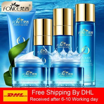 Korean Ocean Hyaluronic acid Set Cleanser Toner Essence Repair milk Rehydration cream Concealer Moisturizing Whitening Shrink
Korean Ocean Hyaluronic acid Set Cleanser Toner Essence Repair milk Rehydration cream Concealer Moisturizing Whitening Shrink