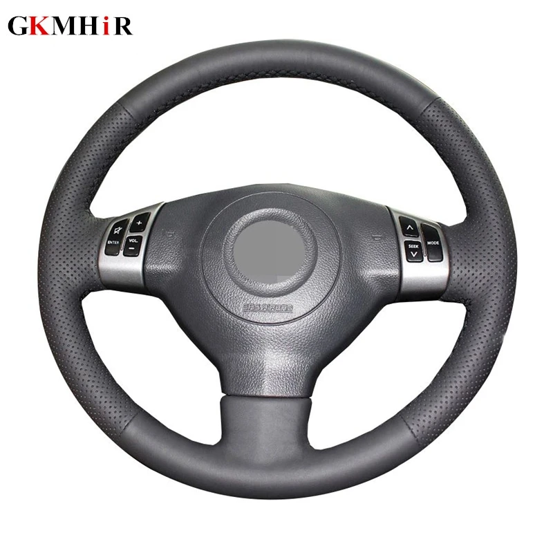 Black Artificial Leather Car Steering Wheel Cover for Suzuki Swift Alto Tianyu Special hand-stitched steering wheel cover
Black Artificial Leather Car Steering Wheel Cover for Suzuki Swift Alto Tianyu Special hand-stitched steering wheel cover