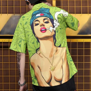 Men Printing Shirts Men Fashion Design Short Sleeve Korean Oversized Shirt Men Floral Hip Hop Punk Rave Tie Dye Shirt Dress T6V4
Men Printing Shirts Men Fashion Design Short Sleeve Korean Oversized Shirt Men Floral Hip Hop Punk Rave Tie Dye Shirt Dress T6V4