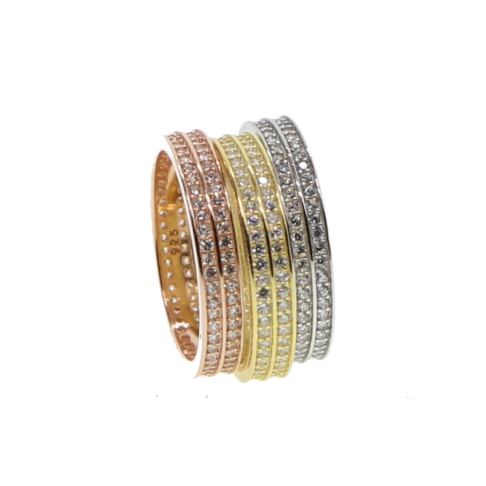 New Mixed-color Triple Stack Rings for Woman cz AAA zirconia 3 Colors eterinty cz band Finger Rings Cocktail Party Jewelry
New Mixed-color Triple Stack Rings for Woman cz AAA zirconia 3 Colors eterinty cz band Finger Rings Cocktail Party Jewelry