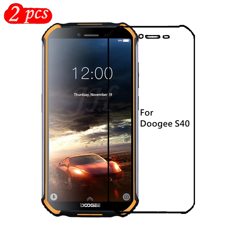

2Pcs Tempered Glass For Doogee S40 Screen Protector 2.5D High Quality Explosion-proof 9H Tempered Glass For Doogee S40 Film