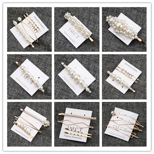 Fashion Pearl Hair Clip for Women 3Pcs/Se Bobby Pin Elegant Korean Design Snap Barrette Stick Hairpin Hair Styling Accessories
Fashion Pearl Hair Clip for Women 3Pcs/Se Bobby Pin Elegant Korean Design Snap Barrette Stick Hairpin Hair Styling Accessories