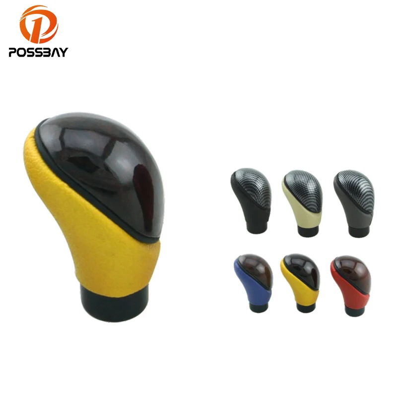 POSSBAY Universal Car Gear Shift Knob MT Artificial Wooden Stick Shifter Lever Knob Head Handle Cover Automobiles Accessories
POSSBAY Universal Car Gear Shift Knob MT Artificial Wooden Stick Shifter Lever Knob Head Handle Cover Automobiles Accessories