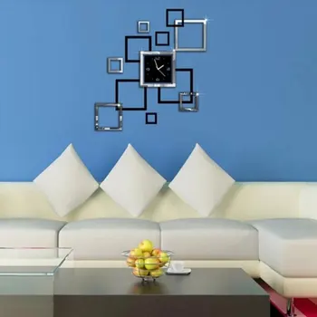 DIY Fashion Innovate Concise Wall Clock Modern Design Arylic Mirror Practical Wall Clock
DIY Fashion Innovate Concise Wall Clock Modern Design Arylic Mirror Practical Wall Clock