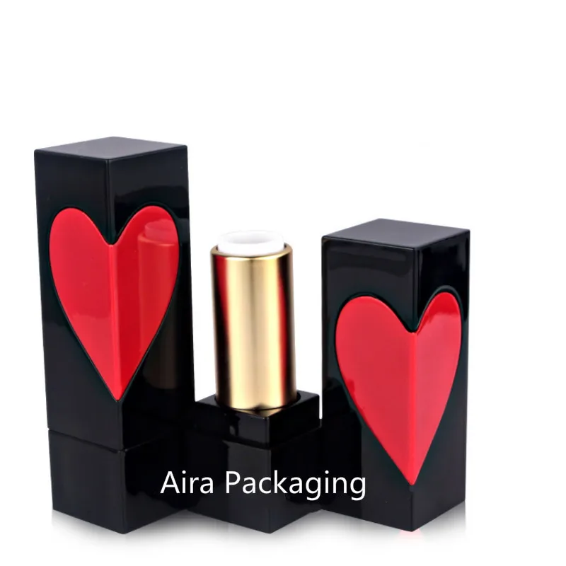 12.1mm Empty Red Heart Lovely Lip Balm Packing Bottle Black Square Shape Cosmetic Lipstick Tube Makeup Tool 50pcs/lot
12.1mm Empty Red Heart Lovely Lip Balm Packing Bottle Black Square Shape Cosmetic Lipstick Tube Makeup Tool 50pcs/lot