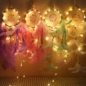 LED Waterproof Dreamcatcher String Light Lamp Flexible Cooper Wire With Feather 2 Meter
LED Waterproof Dreamcatcher String Light Lamp Flexible Cooper Wire With Feather 2 Meter