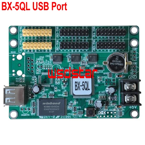 Фото USB-порт 2 * HUB75 и 4 HUB08 полноцветный светодиодный дисплей | Электронные компоненты