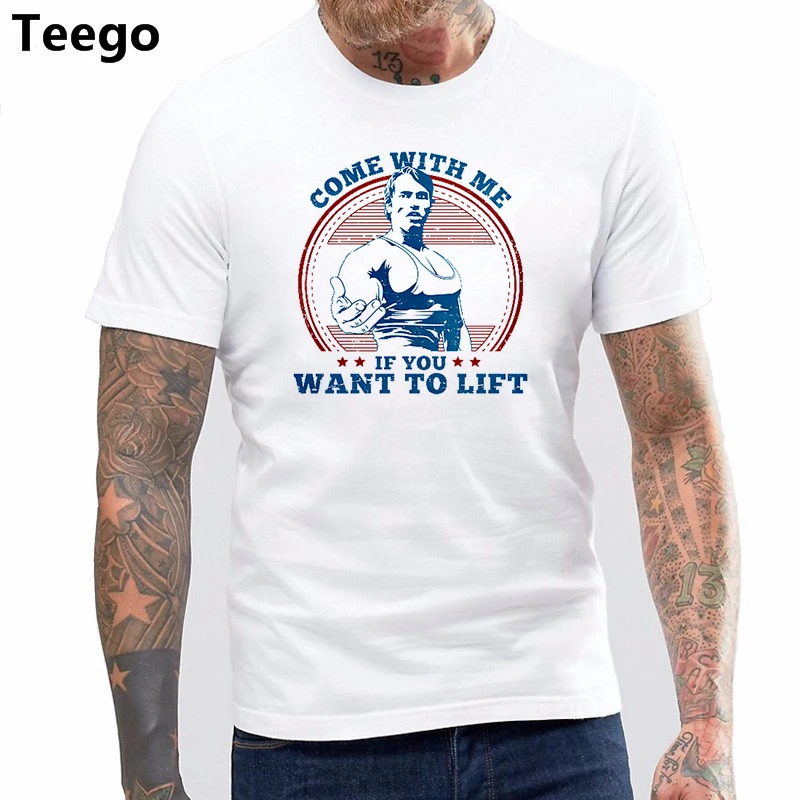 Arnold Schwarzenegger t shirt men Come With Me If You Want To Lift Gift casual printed tee USA plus size S-3xl
Arnold Schwarzenegger t shirt men Come With Me If You Want To Lift Gift casual printed tee USA plus size S-3xl