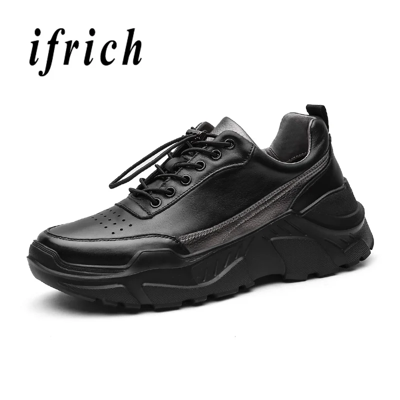 New Youth Fashion Mens Shoes Top Quality Male Casual Sneakers Thick Soled Genuine Leather Shoes Elastic Band Walking Men Shoes
New Youth Fashion Mens Shoes Top Quality Male Casual Sneakers Thick Soled Genuine Leather Shoes Elastic Band Walking Men Shoes