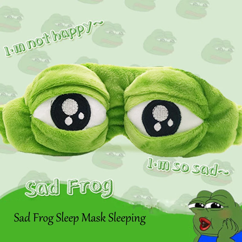 3D Sad Frog Sleep Mask Sleeping Plush Animals Mask Case Anime Sad Frog Stuffed Animals Gift for Children toy
3D Sad Frog Sleep Mask Sleeping Plush Animals Mask Case Anime Sad Frog Stuffed Animals Gift for Children toy