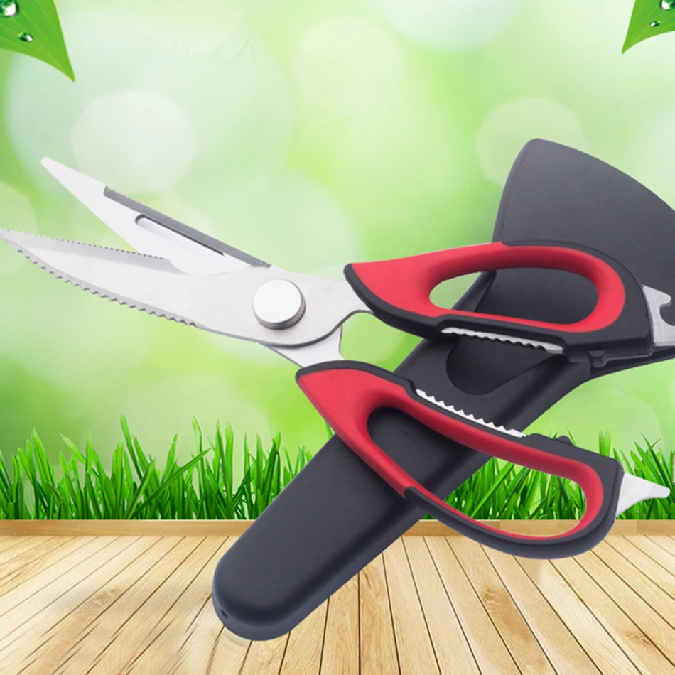 Japanese Kitchen multifunctional stainless steel scissors bottle opener kitchen tools
Japanese Kitchen multifunctional stainless steel scissors bottle opener kitchen tools