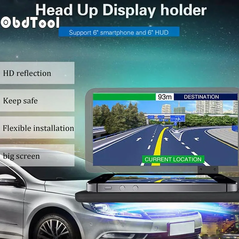 2019 Universal Car HUD Holder Head Up Display GPS Navigator Phone Smartphone Projector Reflection Board Panel
2019 Universal Car HUD Holder Head Up Display GPS Navigator Phone Smartphone Projector Reflection Board Panel