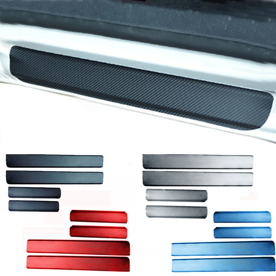 For Mitsubishi ASX Lancer RVR 2011 2012 2013 2014 2015 car door sill scuff carbon fiber vinyl sticker Stickers 4pcs car styling
For Mitsubishi ASX Lancer RVR 2011 2012 2013 2014 2015 car door sill scuff carbon fiber vinyl sticker Stickers 4pcs car styling