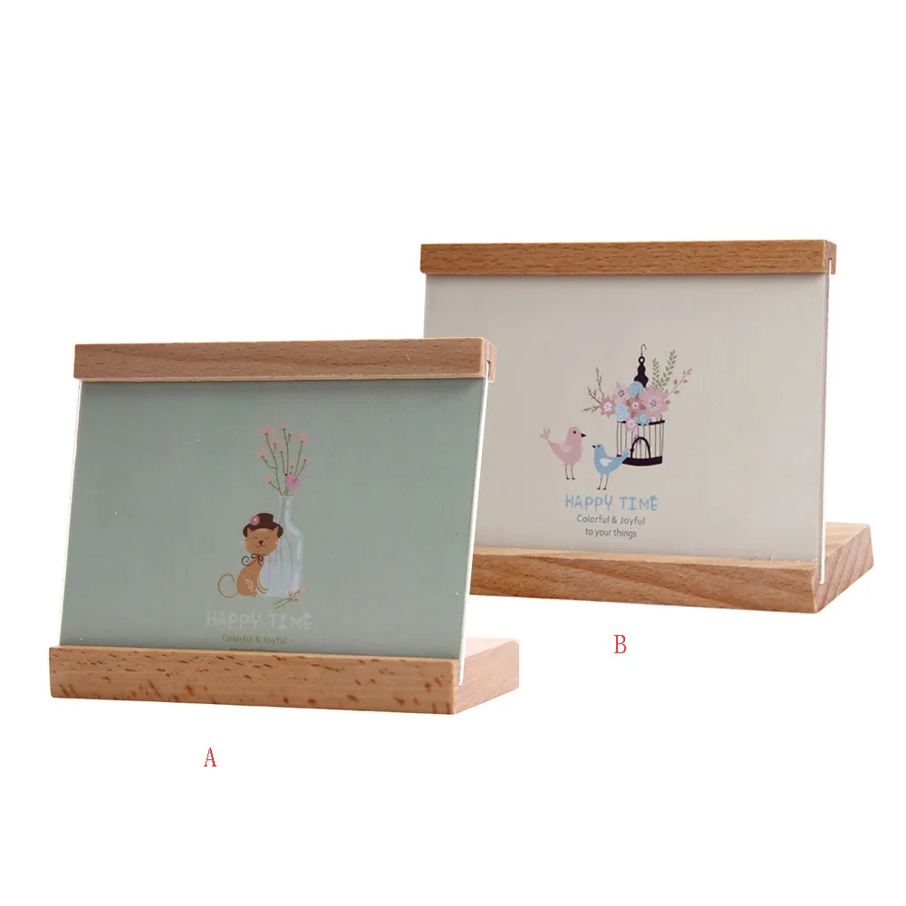 New 2 Sizes 2Colors Home Decor Wooden Picture Frame Destop style Photo Frame with picture card random marcos para fotos EW54
New 2 Sizes 2Colors Home Decor Wooden Picture Frame Destop style Photo Frame with picture card random marcos para fotos EW54