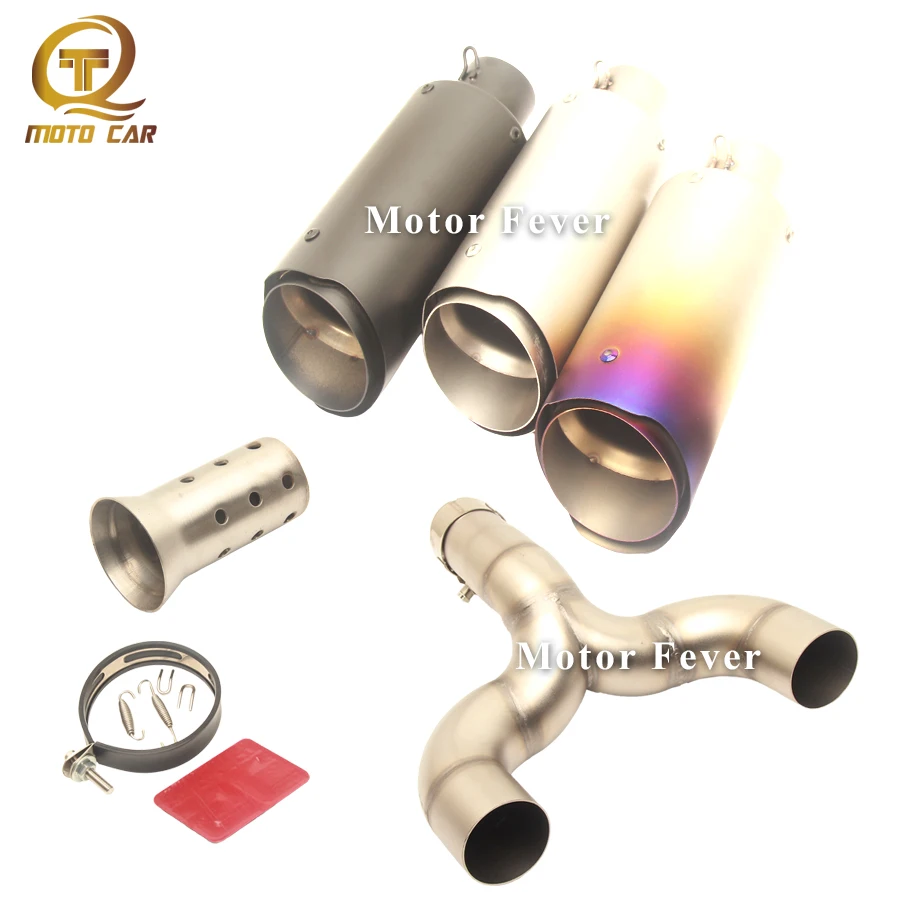 Motorcycle Exhaust Escape Moto DB Killer Muffler 51MM Connect Pipe Silencer Mid Tube for Benelli 600 Bj600 BN002 Exhaust System
Motorcycle Exhaust Escape Moto DB Killer Muffler 51MM Connect Pipe Silencer Mid Tube for Benelli 600 Bj600 BN002 Exhaust System