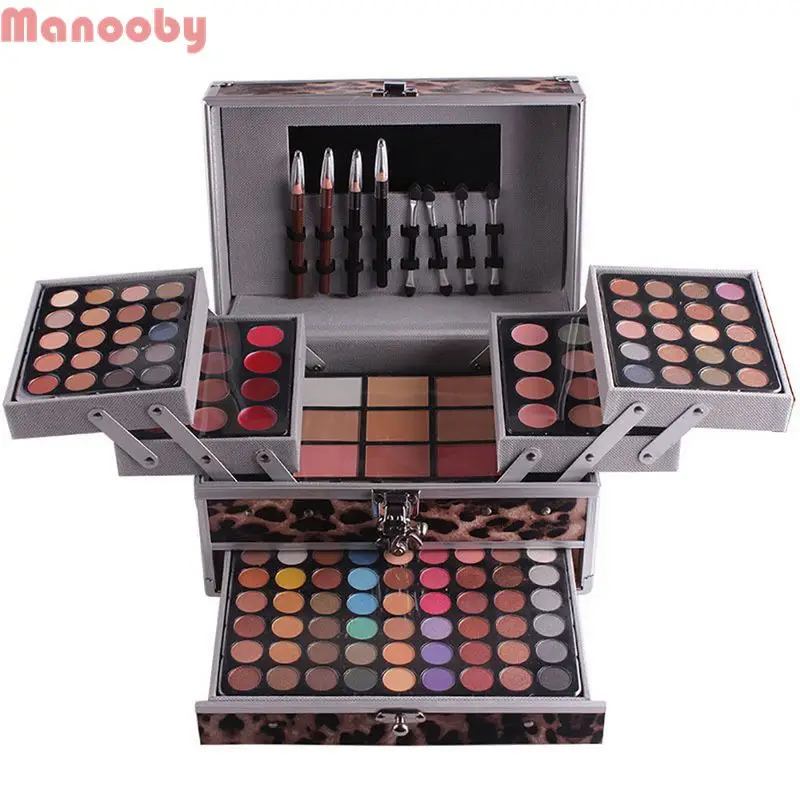 Manooby Professional Makeup Kits for Women Three Eyeshadow Lipstick Powder Blush Cosmetics Set with Box Face Eye Makeup
Manooby Professional Makeup Kits for Women Three Eyeshadow Lipstick Powder Blush Cosmetics Set with Box Face Eye Makeup