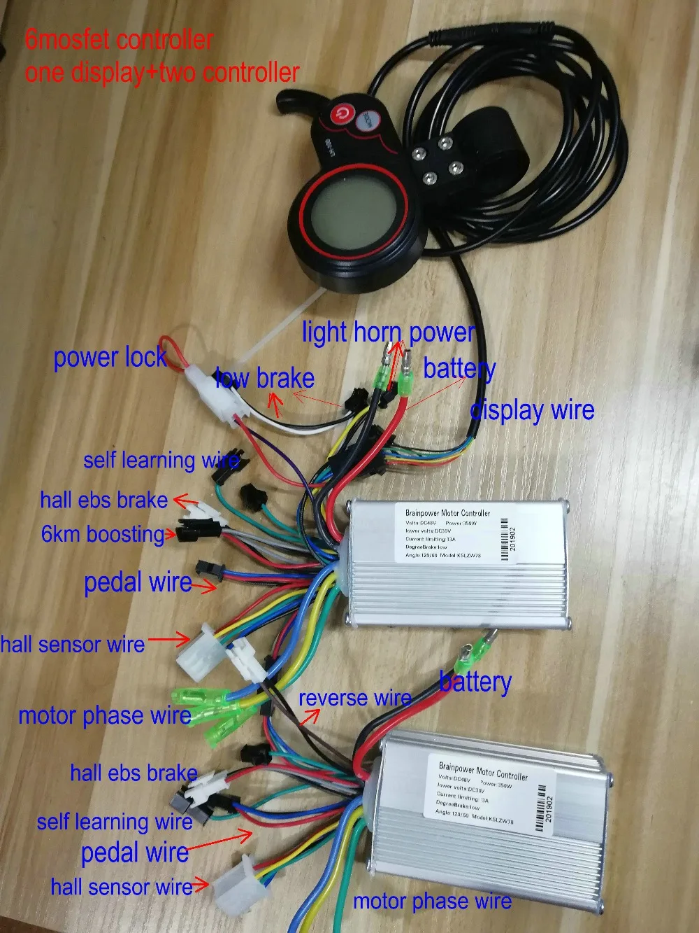 1*LCD display with shifter+2*controllers 24v36v48v60v250w350w450w500w for electric bike scooter MTB mobility tricycle diy parts
1*LCD display with shifter+2*controllers 24v36v48v60v250w350w450w500w for electric bike scooter MTB mobility tricycle diy parts