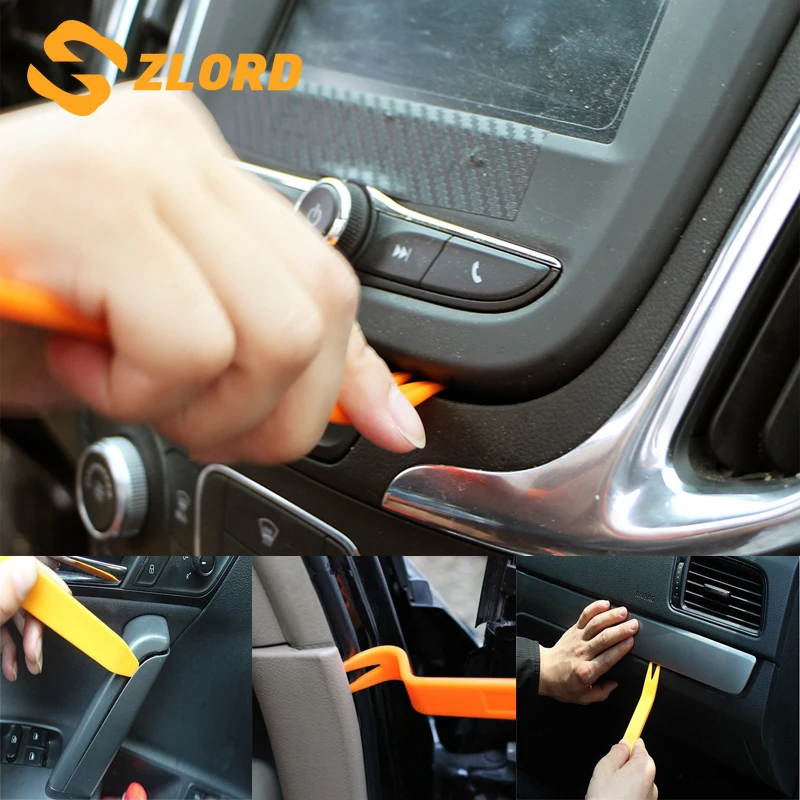 Zlord 4Pcs Orange ABS Automobile Audio Door Clip Panel Trim Dash Auto Radio Removal Pry Tools Set Car Panel Removal Tool
Zlord 4Pcs Orange ABS Automobile Audio Door Clip Panel Trim Dash Auto Radio Removal Pry Tools Set Car Panel Removal Tool