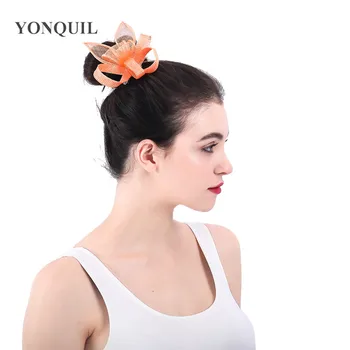 sinamay party fascinator hats sposa with feather decor Orange hair accessories on hair combs headwear 2018 New Arrival SYF 362
sinamay party fascinator hats sposa with feather decor Orange hair accessories on hair combs headwear 2018 New Arrival SYF 362