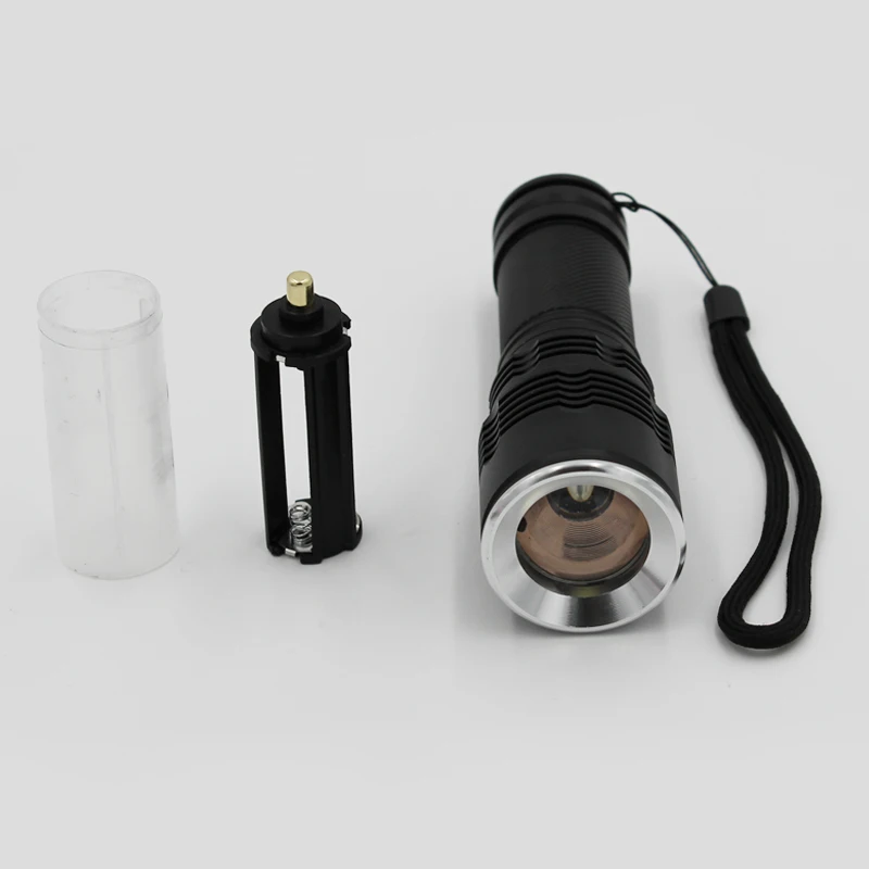 XM-L T6 LED 1000LM Torches Adjustable LED Flashlight Torch Lamp 5-mode Zoomable Light for 3 x AAA or 18650 Battery
XM-L T6 LED 1000LM Torches Adjustable LED Flashlight Torch Lamp 5-mode Zoomable Light for 3 x AAA or 18650 Battery