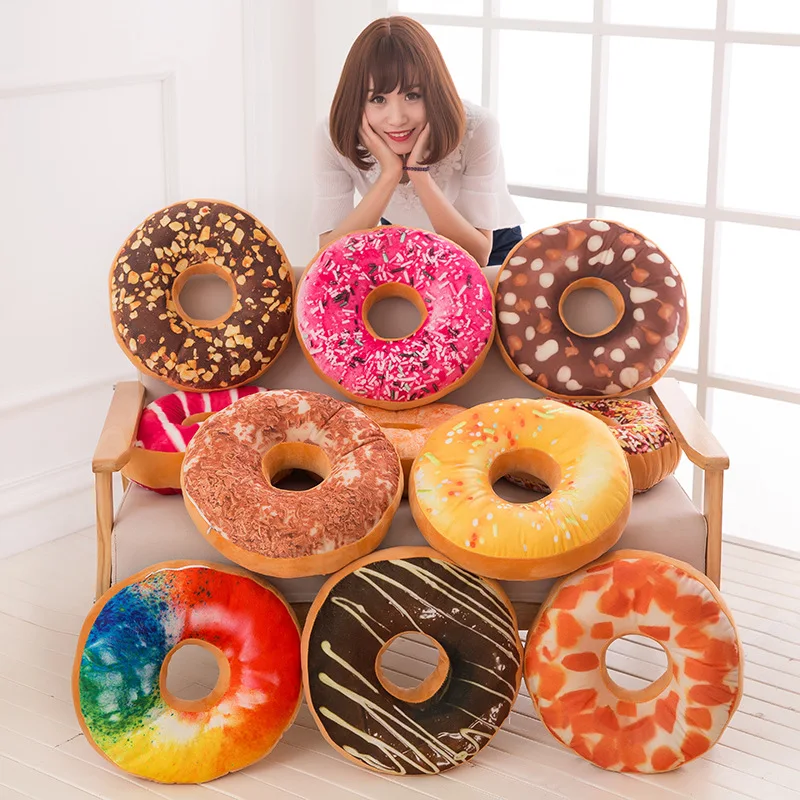Creative Donut Pillow Cushion Single Hole Beautiful Hips Cushion Upholstery Bedding Plush Toys Seat Cushion Sitting Pillow
Creative Donut Pillow Cushion Single Hole Beautiful Hips Cushion Upholstery Bedding Plush Toys Seat Cushion Sitting Pillow