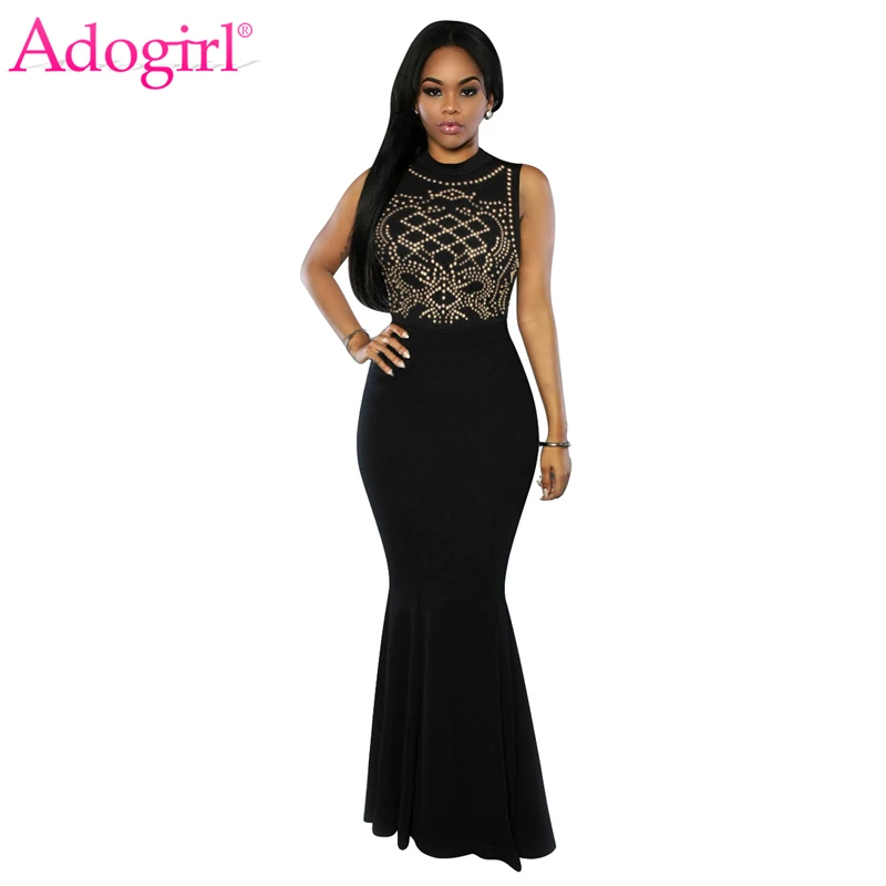 Adogirl 2018 New Diamonds Bodice Mermaid Dress Elegant Mock Neck Sleeveless Bodycon Maxi Evening Party Dresses Cheap Vestidos
Adogirl 2018 New Diamonds Bodice Mermaid Dress Elegant Mock Neck Sleeveless Bodycon Maxi Evening Party Dresses Cheap Vestidos