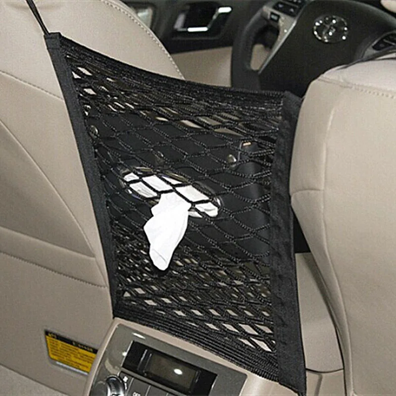 1Pc Car Seat Back Mesh Net Organizer Storage Bag Strong Elastic Holder for Between Seats Chair Pocket Barrier Black Interior
1Pc Car Seat Back Mesh Net Organizer Storage Bag Strong Elastic Holder for Between Seats Chair Pocket Barrier Black Interior