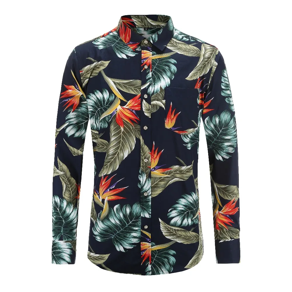 2019 New Floral Printed Casual Men Shirts Cotton Fashion Men Dress Shirt Slim Fit Male Long Sleeve Brand Social Men Clothing 3XL
2019 New Floral Printed Casual Men Shirts Cotton Fashion Men Dress Shirt Slim Fit Male Long Sleeve Brand Social Men Clothing 3XL
