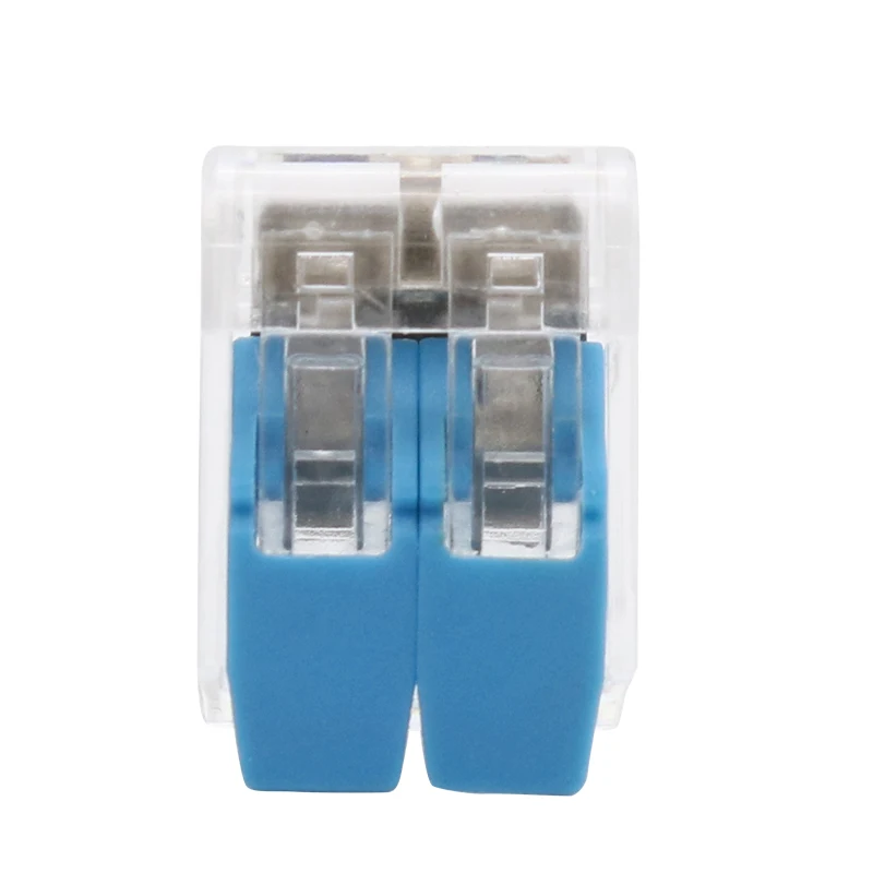 New 10/20-Pcs/Lot Mini Fast Connector Universal Compact Wire Wiring Connector 2 Pin Push-In Conductor Terminal Block PCT222-412
New 10/20-Pcs/Lot Mini Fast Connector Universal Compact Wire Wiring Connector 2 Pin Push-In Conductor Terminal Block PCT222-412