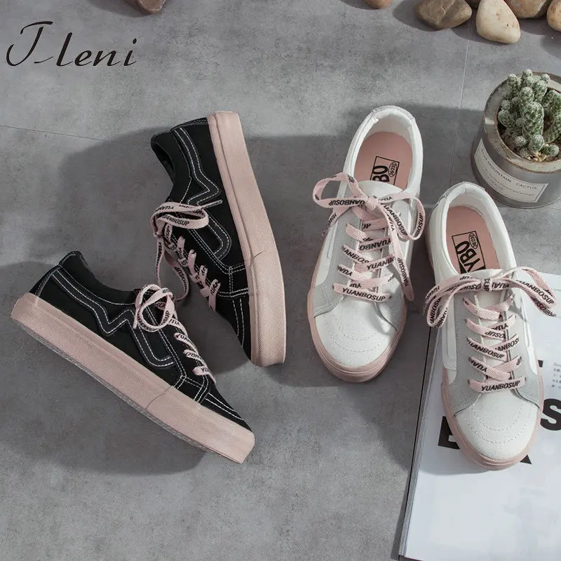 Tleni Women Sneakers Ins Canvas Shoes Female Student Korean Street Shoes Ulzzang Chic Shoes All-match Harajuku White Shoes ZK-17
Tleni Women Sneakers Ins Canvas Shoes Female Student Korean Street Shoes Ulzzang Chic Shoes All-match Harajuku White Shoes ZK-17