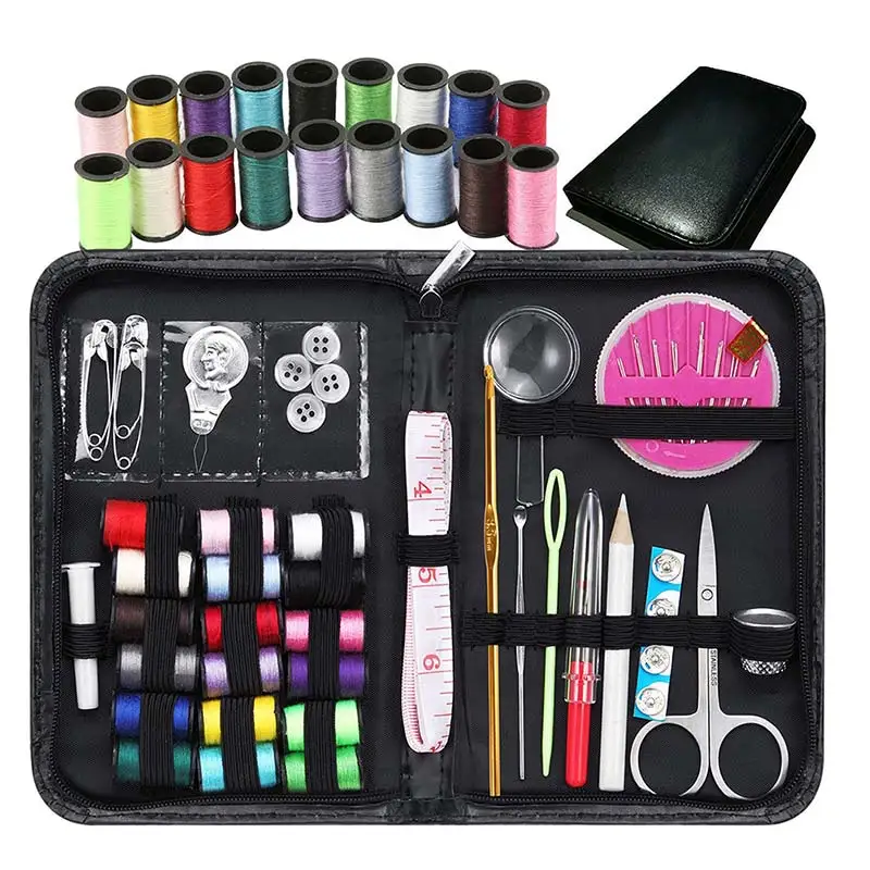 58Pcs/set Sewing Box Kit Accessories Travelling Quilting Stitching Embroidery Sewing Needle Craft Sewing Kits with Case Mom Gift
58Pcs/set Sewing Box Kit Accessories Travelling Quilting Stitching Embroidery Sewing Needle Craft Sewing Kits with Case Mom Gift